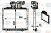 BEHR HELLA SERVICE 8MK 376 721-681 Radiator, engine cooling